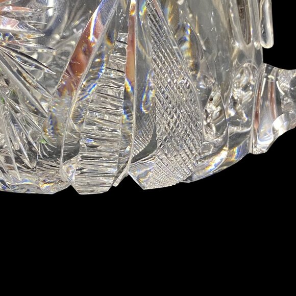 Antique American Brilliant Period Cut Glass ABP 2 Pc Set Sugar Bowl & Creamer - Picture 16 of 16